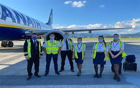 The airlines say they need to protect their status as video shows fire officers in protective clothing boarding a ryanair flight about to leave stansted. Ryanair Resumes Flights To Montenegro