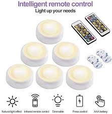 10led 2835 under cabinet light battery operated wireless remote control lamp new. Tohuu Led Puck Lights With Remote Control Led Under Cabinet Lighting Closet Light Puck Lights Battery Operated Under Counter Lighting Stick On Lights 6 Pack Led Puck Lights Puck Lights Cabinet Lighting