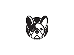 Black And White Frenchie Clipart French Bulldog Bulldog Animal Logo French Bulldog