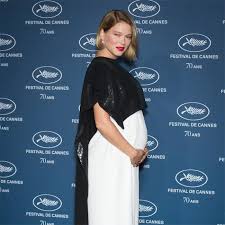 I wouldn't want to have botox in my wedding photo. Lea Seydoux Shows Off Baby Bump At Cannes Party