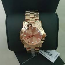 Marc jacobs amy discount watch rose gold