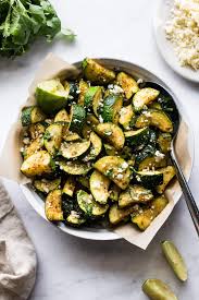 Roasted Mexican Zucchini