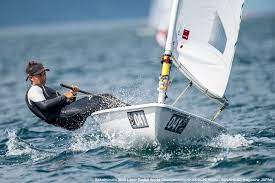 Specially designed composite tube with stainless steel wear points at the base and deck level, built to last. 2019 Ilca Laser Radial World Championship At Miho Bay Japan Day 4
