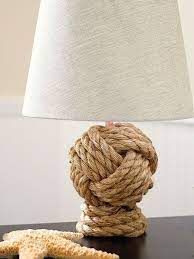 Maybe you would like to learn more about one of these? Diy Decor That Looks Like The Real Deal Rope Lamp Rope Table Lamps Nautical Decor
