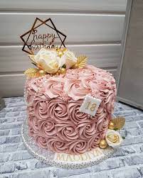 Happy 18th Birthday Maddiya 7inch Vanilla And Raspberry Cake Decorated In A Gorgeous Pink Birthday Cake With Flowers 28th Birthday Cake 18th Birthday Cake