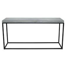 The Mayson Console Will Add A Touch Of Urban Style To Your Entryway Crafted From Concrete And Steel Thoug Furniture Outdoor Console Table Steel Console Table