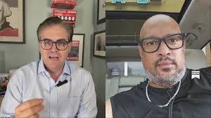 Former Capitol police officer Harry Dunn, Skye Perryman with Democracy  Forward which is suing to obtain Epstein Files documents, and historian  Julian Zelizer