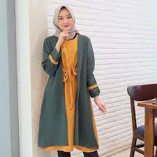 40 baju tunik 2021 dan baju gamis terbaru 2021 cocok dipakai jalan jalan kami ika jamil menjual fashion terbaru murah. Baju Atasan Muslimah Desain Formal Tamara Combi Long Tunik Wanita Muslimah Shopee Indonesia