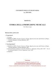 Frasi da dedicare a chi si è appena laureato. Storia Della Produzione Musicale Universita Degli Studi Di Parma