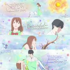 Anime Movie I Want To Eat Your Pancreas Quote You Said My Sadness Was Like The Sun Beautiful From A Distance But It Hurt Anime Films Anime Anime Movies