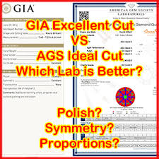 Is Gia Excellent Cut Comparable To Ags Ideal 0 Cut Diamonds