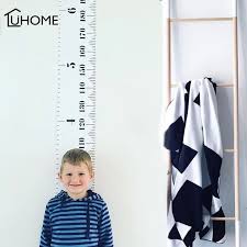 Us 7 16 31 Off Wooden Wall Hanging Baby Child Kids Growth Chart Height Measure Ruler Wall Sticker For Kids Children Room Home Decoration Art In Wall