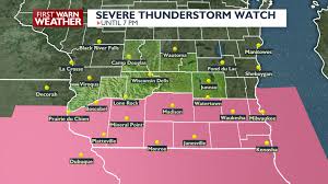 Embedded thunderstorms are expected in the afternoon and into the evening. Severe Weather Expected This Afternoon