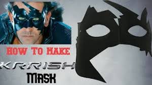 Cutom masks start at $12.49. How To Make Paper Mask Of Krrish Herunterladen