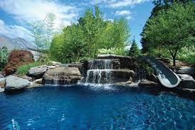 Pool Design Oasis At Backyard Home Design Decorates Ideas Pool Design The Bac Pool Waterfall Backyard Pool Backyard Pool Designs