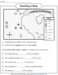 Super Teacher Worksheets Reading A Map Google Search 3rd Grade Social Studies Social Studies Worksheets Third Grade Social Studies
