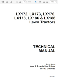 John deere la150 lawn tractor parts inside john deere lx176 parts diagram image size 600 x 600 here is a picture gallery about john deere lx176 parts diagram complete with the description of the image please find the image you need. John Deere Lx172 Lx173 Lx176 Lx178 Lx186 Lx188 L The Repair Manual