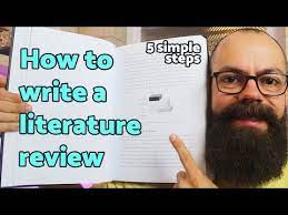 How To Write A Literature Review My Simple 5 Step Process Youtube In 2021 Literature Writing Step