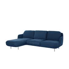 Neither too big nor too small, ideal. Fritz Hansen Lune 3 Seater Sofa With Right Chaise Lounge Glassdomain Co Uk