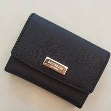 Kate spade new york business card holder for women, stylish clear acrylic business card organizer for desktop, call me. Brand New Authentic Black Kate Spade Large Holly Laurel Way Business Card Case Luxury Bags Wallets On Carousell