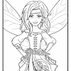 76 printable fairy coloring pages for girls. 1
