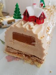 Ma Buche Abricot Et Caramel Audrey Cuisine Buche De Noel Recette Facile Recette Gateau Noel Dessert