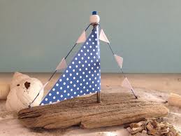 In einem haus voller kinder. Treibholz Segelboot Strand Basteln Treibholz Arbeiten Boot Basteln