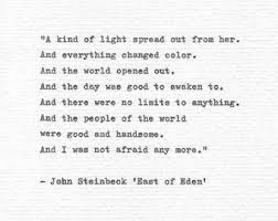 John Steinbeck Hand Typed Love Quote I Believe A Strong Woman Vintage Typewriter Romantic Quote Love Print Book Quote Writer Inspiration Inspirational Words Typed Quotes Book Quotes