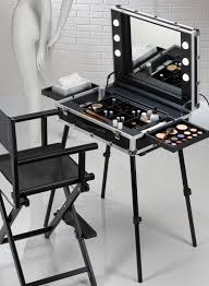 Portable Light Up Makeup Station For Bedroom Atmosphere Ideas Table With Lights Floor Artist Lighting Chair Studio Mirror Professional Apppie Org