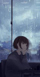 I meant the anime character lmaooo the show is flcl kfkfkfk. Download Sad Anime Rain Wallpaper Hd By Frodomadon Wallpaper Hd Com