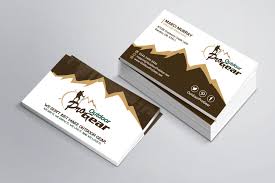 Professional printing helps make sure that your business card looks amazing, converts clients, and makes people want to contact you. Masculine Bold Sporting Good Business Card Design For Outdoor Pro Gear By Sandaruwan Design 12756659