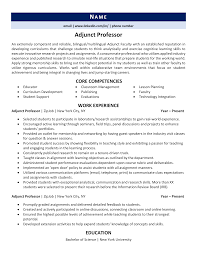The term is an abbreviation of curriculum vitae, which is latin for the course of my life. like a resume, the cv details your most notable work experience, skills, and achievements and is a document that employers use to evaluate job candidates. Adjunct Professor Resume Example 3 Tips Zipjob