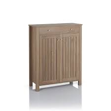I've been wanting to build a new diy slat wood storage cabinet for our records since we moved into our apartment, but haven't had the chance. Bowery Hill Slatted Shoe Cabinet In Light Oak Walmart Com Walmart Com