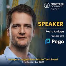 💥𝗦𝗽𝗲𝗮𝗸𝗲𝗿 𝗔𝗻𝗻𝗼𝘂𝗻𝗰𝗲𝗺𝗲𝗻𝘁: Pedro Arriaga, Founder, CEO at  Pego is speaking at PropTech Connect Europe 2025!