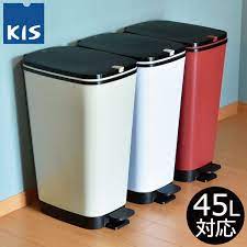 スタイリッシュなペダル式の50lダストボックス ゴミ箱 オリジナル分別シールプレゼント ペダル ふた付き ダストボックス ごみ箱 大容量 50リットル 45l袋可 おしゃれ 北欧 インテリア雑貨 シンプル 屋外 リビング キッチン デザイン イタリア製 ch 北欧インテリア