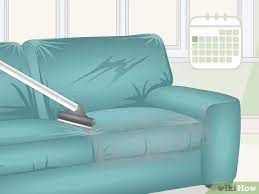 Oct 29, 2020 · use a clean dry cloth to gently blot liquid stains to get up as much of it as you can. 3 Simple Ways To Clean A Velvet Sofa Wikihow