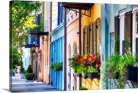 Charleston's rainbow row might be one of the most coveted real estate locales in the region. Charleston Rainbow Row Ii Wall Art Canvas Prints Framed Prints Wall Peels Great Big Canvas