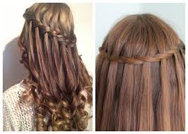 Dann ist es nur wichtig zu beachten, dass die beiden haarpartien vom anfang lang. Wunderschoner Frisurenwasserfall Inspirierende Fotos Techniken Frisur Wasserfall Mit Schritt Fur Schritt Weben Frisur Wasserfall