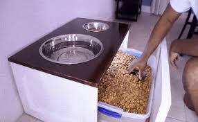Shop the top 25 most popular 1 at the best prices! Diy Dog Bowl Stand Genius Bob Vila