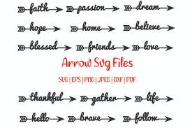 Butterflies are beautiful looking insects with wings and various colours. Arrows Calligraphy Svg Bundle Graphic By Meshaarts Creative Fabrica