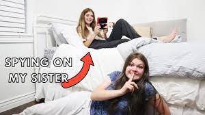 Spying on my sister Jordan for 24 hours PRANK! - YouTube