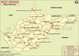 There are 37 state parks in the u.s. Travel Attractions In West Virginia West Virginia Travel Map