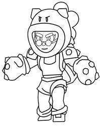 Dibujos De Brawl Stars Para Colorear Leon