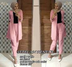 Ia menerangkan, untuk saat ini model busana berbahan batik terutama untuk. Jual Cn 98376 Flow Set Navy Setelan Kulot Atasan Bawahan Pakaian Wanita Murah Xl Baju Muslim Wanita Modis Modern Trendy Style Cantik Di Lapak F2fashion Bigsize Jumbo Bukalapak