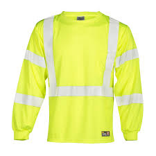 Ml Kishigo F462 Fr Long Sleeve Lime T Shirt Equipment