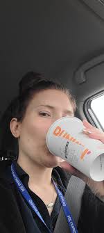 I got to make the cutest Dunkin cup order!!!! ❤️💕