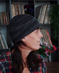 Head Sock by Amanda Steck. Knit using our new Allure base in the colourway  Urban. Such a quick-and-easy project and the pattern is free! I made this  for Paul but I couldn't