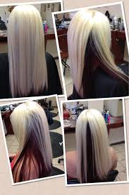Id had blonde hair and then i dyed it darker and now i cant seem to get rid of it and my hair is. How To Do Blonde On Top And Brown Underneath