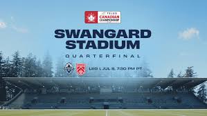 Whitecaps FC to host TELUS Canadian Championship quarterfinal first leg on Wednesday, July 8 at Swangard Stadium
