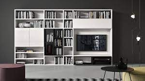 Meuble tv bibliotheque en 40 idees pour organiser le rangement. Meuble Tv Bibliotheque Salon Optimal Annecy